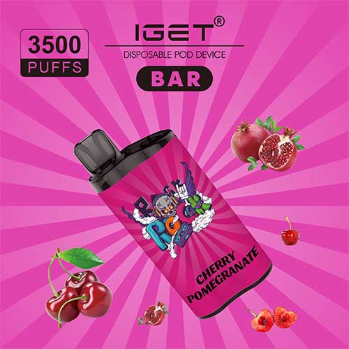 IGET BAR 3500 PUFFS (Cherry Pomecranate)