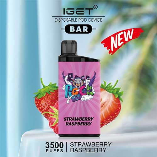 IGET BAR 3500 PUFFS (Strawberry Raspberry)