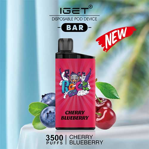 IGET BAR 3500 PUFFS (Cherry blueberry)