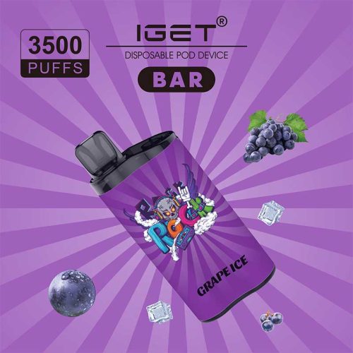 IGET BAR 3500 PUFFS (Grape Ice)