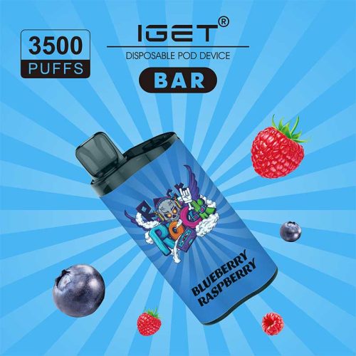 IGET BAR 3500 PUFFS (Blueberry Raspberry)