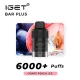IGET BAR PLUS POD GRAPE PEACH ICE